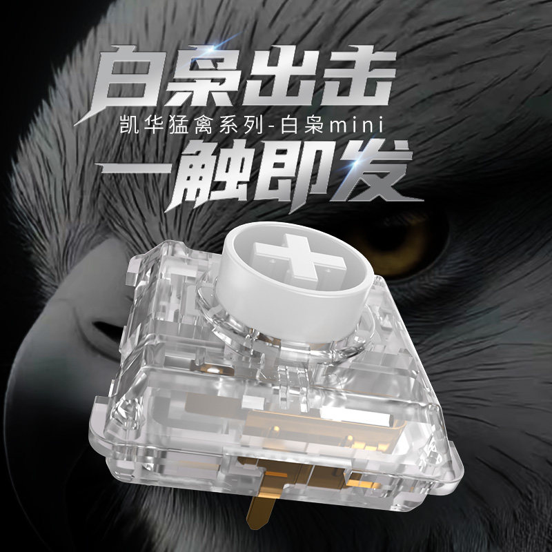 Kailh Choc White Owl Switch Mi - đánh giá và giá Gaming Accessories White