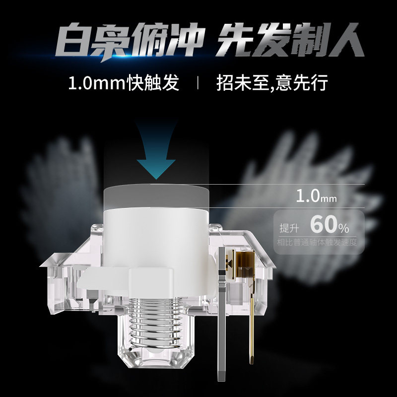 Kailh Choc White Owl Switch Mi - đánh giá và giá Gaming Accessories White