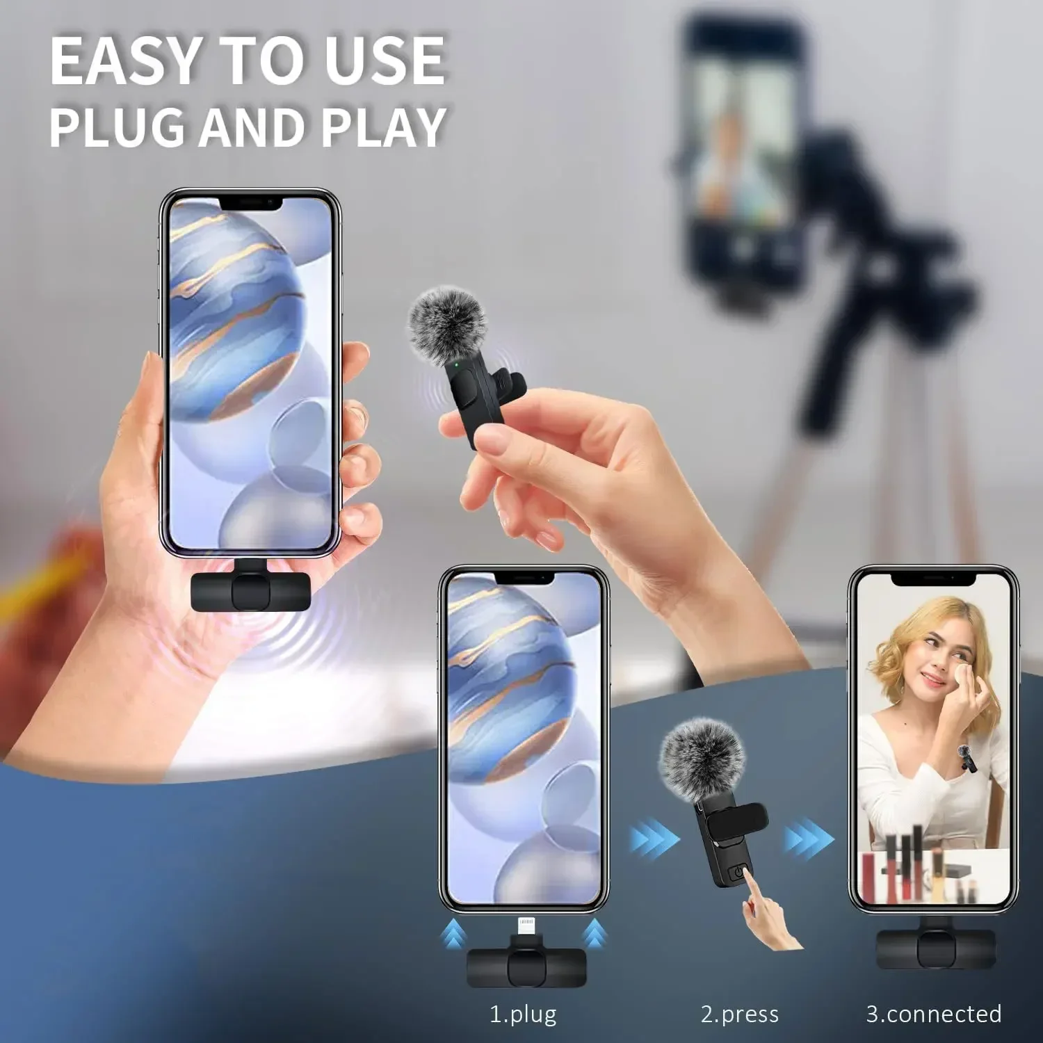 Wireless Lavalier Microphone 2 - đánh giá và giá Gaming Set Accessories
